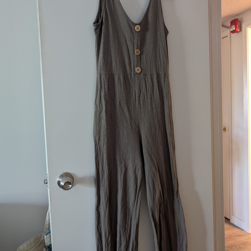 Jumpsuit with Button Detail